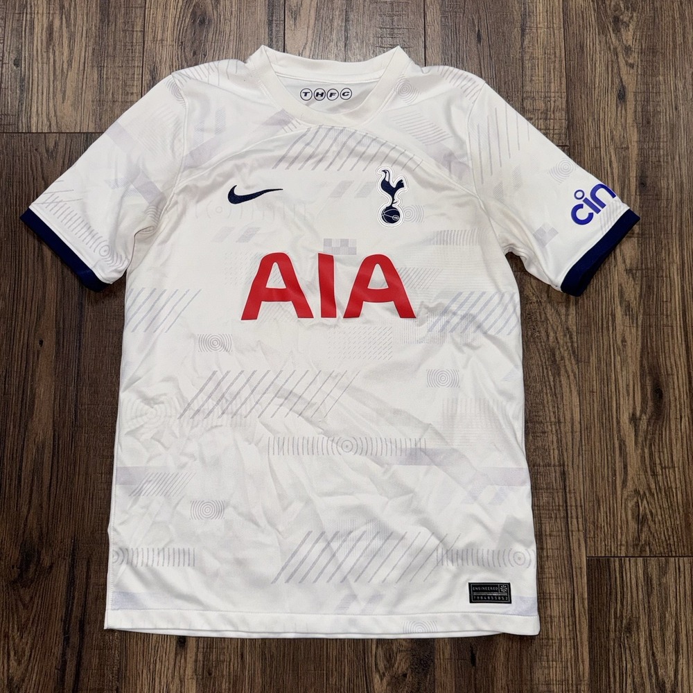 Nike Tottenham Hotspur Soccer Jersey Youth XL White AIA 23' - 24'